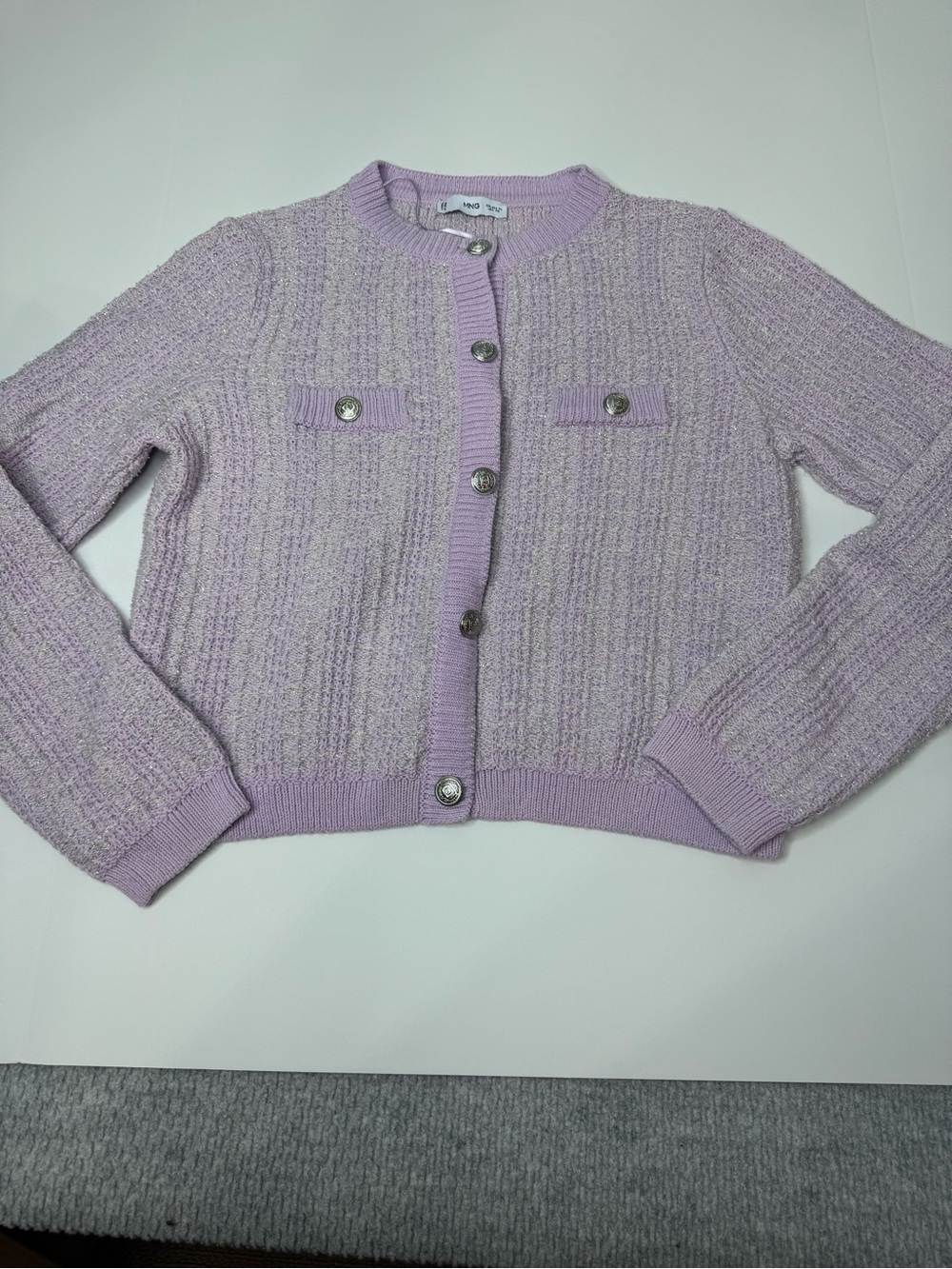 MNG Mango Tweed Cardigan Sz XL